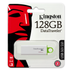 Pen Drive Kingston 128GB DataTraveler G4 Green USB 3.0-DTIG4
